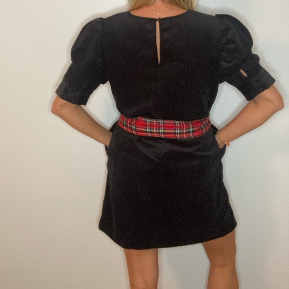 Who What Wear Corduroy Puff Sleeve Dress black size M - Picture 4 of 6